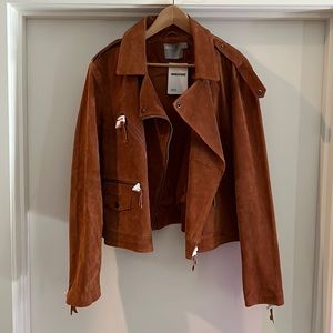 ASOS Suede Biker Jacket